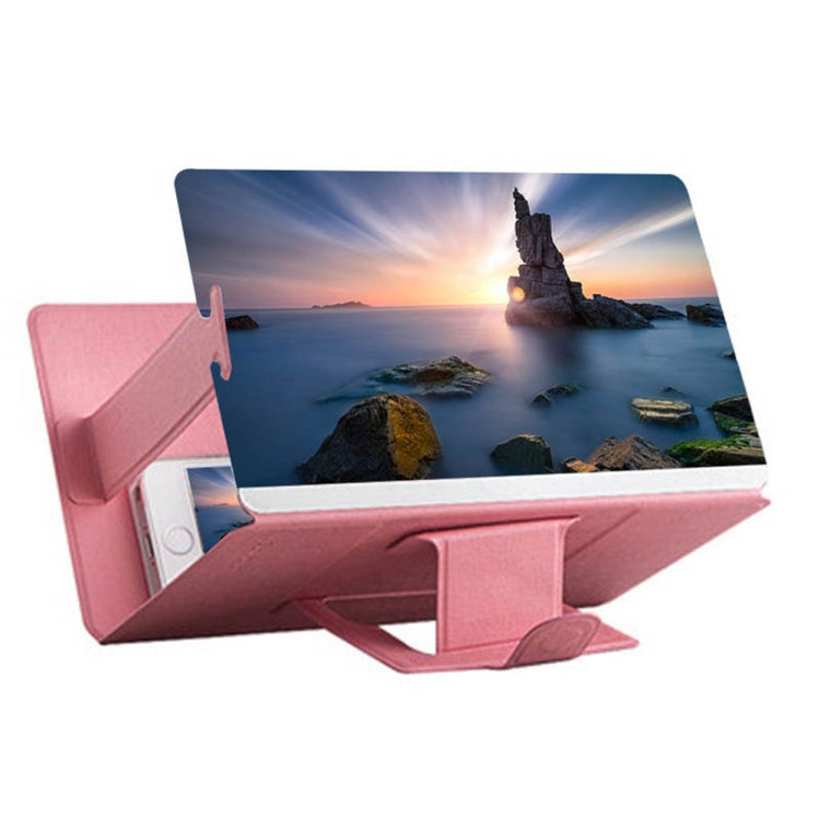 8 inch Universal Mobile Phone 3D Screen Amplifier HD Video Magnifying Glass Stand Bracket Holder
