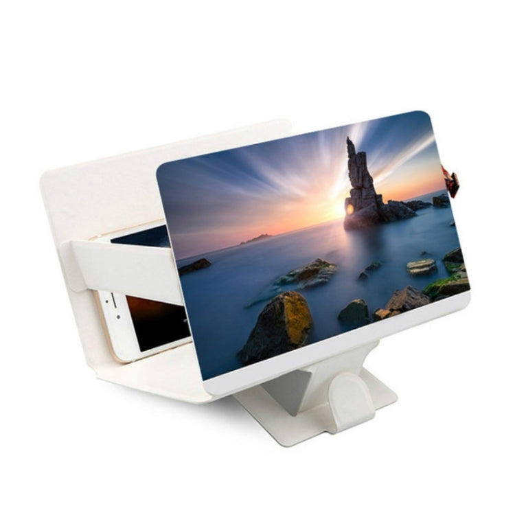8 inch Universal Mobile Phone 3D Screen Amplifier HD Video Magnifying Glass Stand Bracket Holder