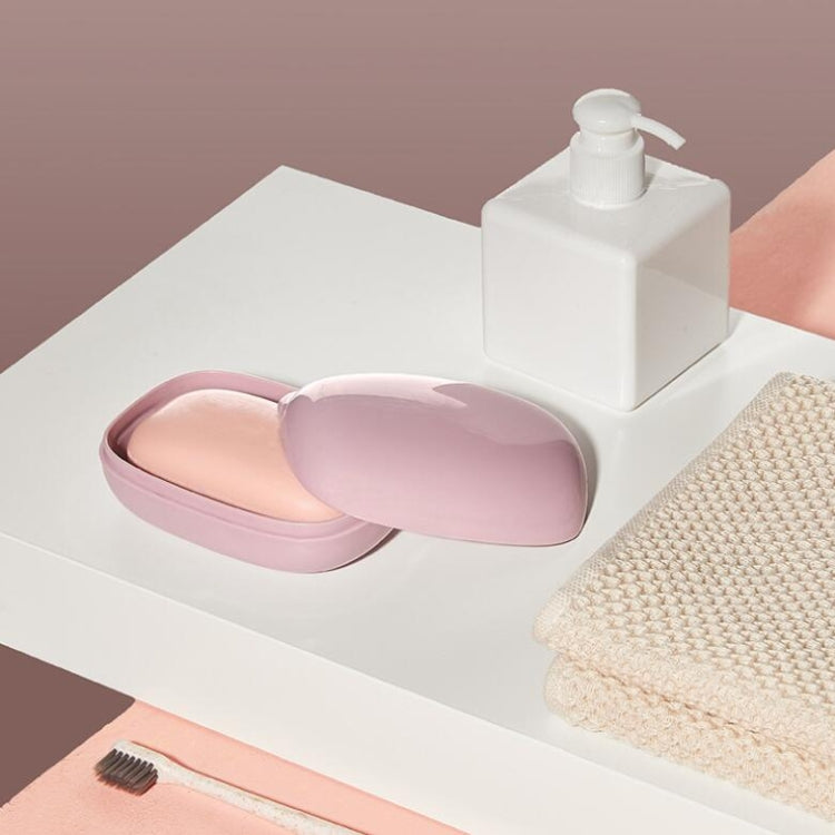 5 PCS Travel Soap Box with Lid Bathroom Creative Drain Soap Box, Size:Large(Color Random Delivery)