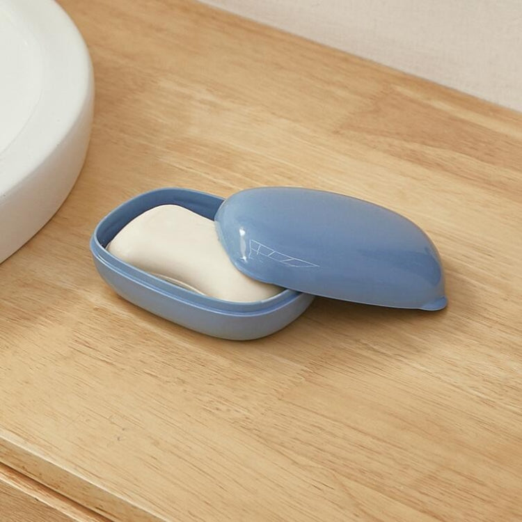 5 PCS Travel Soap Box with Lid Bathroom Creative Drain Soap Box, Size:Large(Color Random Delivery)