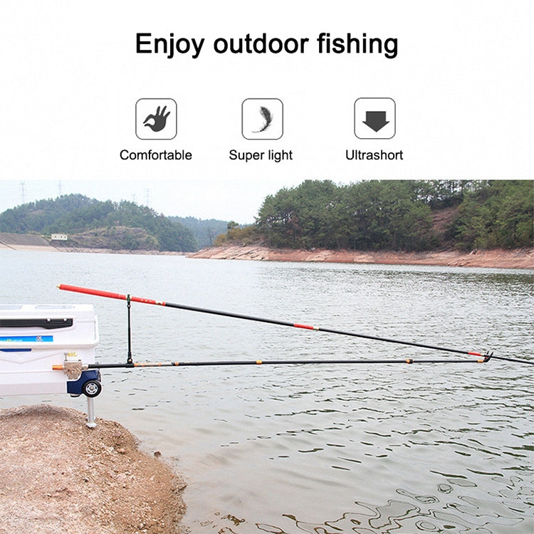 Vertical String Carbon Bracket Fishing Rod Bracket, Specification:1.7m