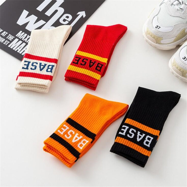 Harajuku Hip Hop Street Skateboard Socks Man Tube Socks