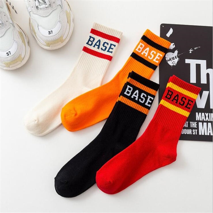 Harajuku Hip Hop Street Skateboard Socks Man Tube Socks