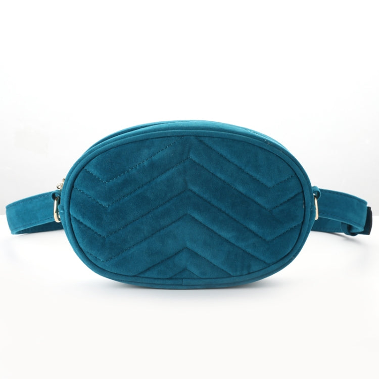 Mini Rhombic Round Waist Bag Women Luxury Leather Handbag