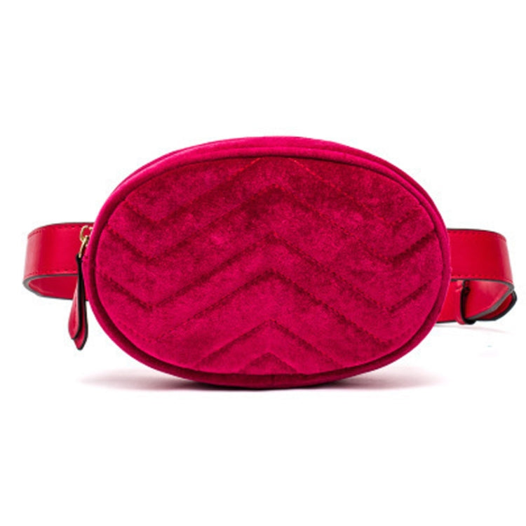 Mini Rhombic Round Waist Bag Women Luxury Leather Handbag