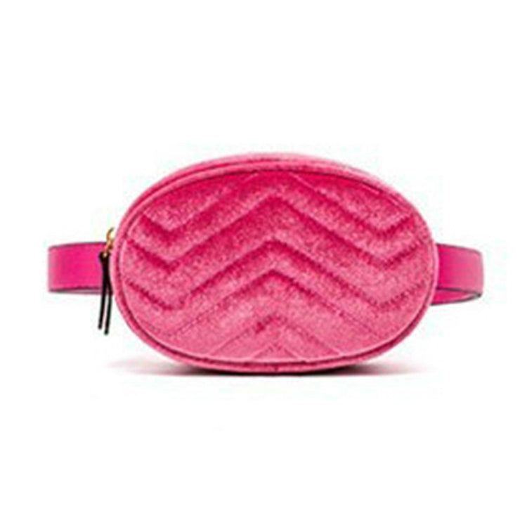 Mini Rhombic Round Waist Bag Women Luxury Leather Handbag