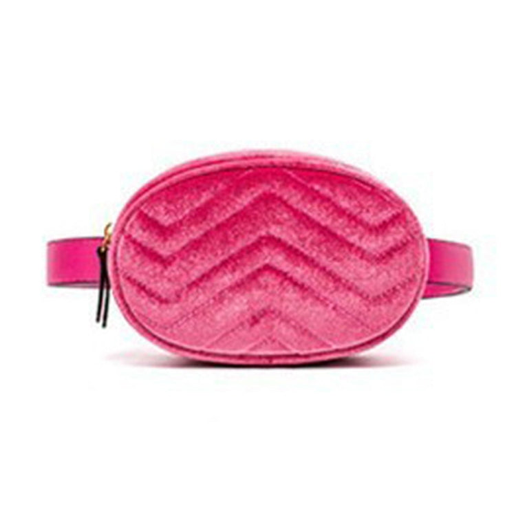 Mini Rhombic Round Waist Bag Women Luxury Leather Handbag