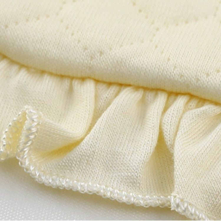 2 PCS Newborn Drool-proof Warmth With Lace Mini Bib(Blue)