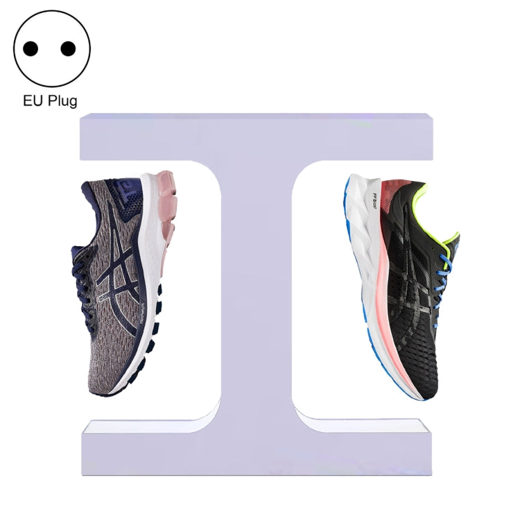 LM-011 LED Lighting Magnetic Levitation Shoes Display Stand, Style:28mm White+White Light