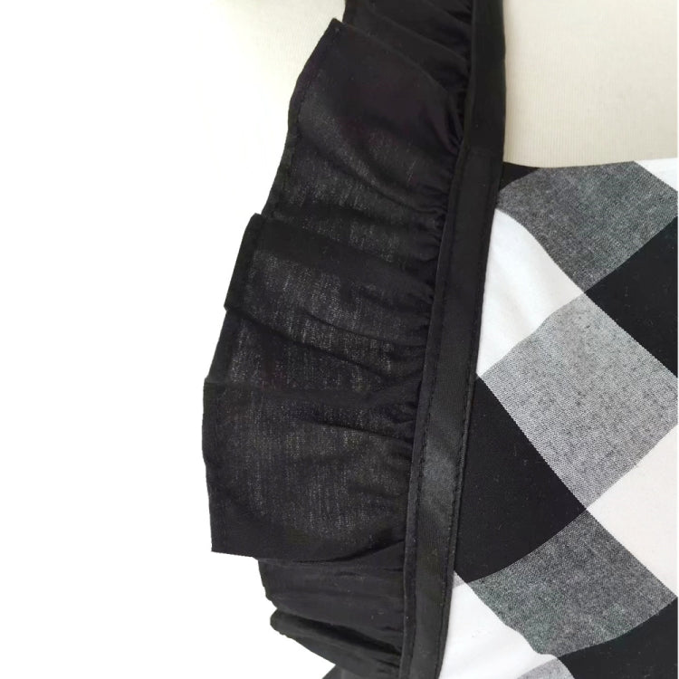 Retro Cotton Big Plaid Big Swing Apron