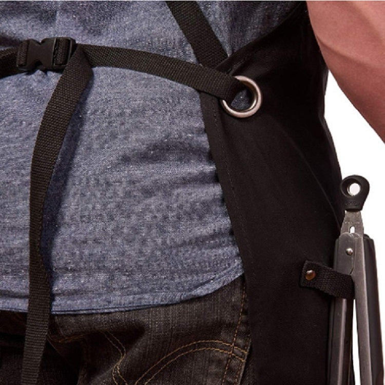 Cotton Canvas Oversized Apron Kitchen Thermal Insulation Anti-dirty Overall