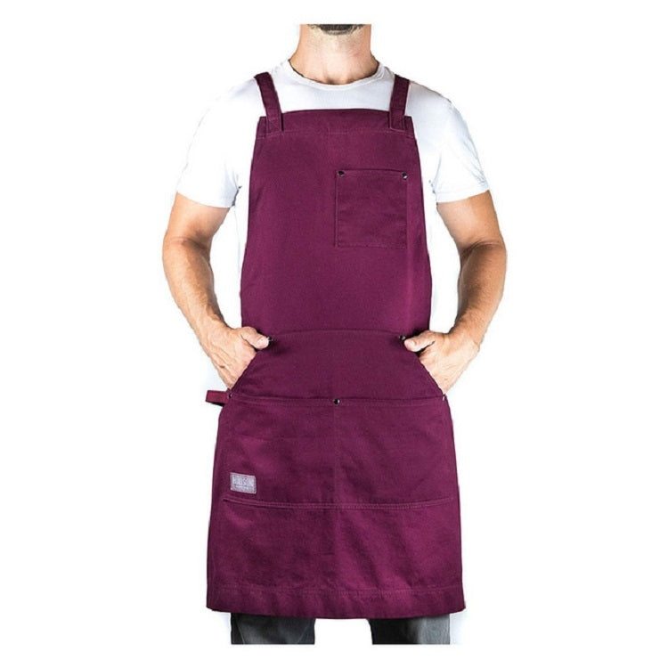 Cotton Canvas Oversized Apron Kitchen Thermal Insulation Anti-dirty Overall