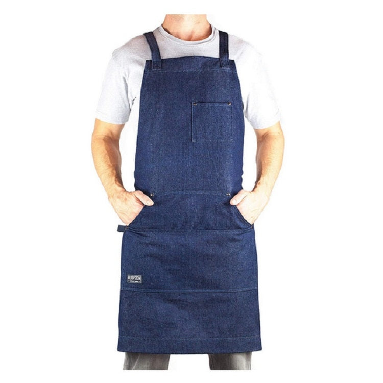 Cotton Canvas Oversized Apron Kitchen Thermal Insulation Anti-dirty Overall