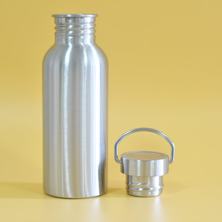 2 PCS Stainless Steel Water Bottle Leak-proof Jar Sports Flask for Biking Camping Hiking Travel Outdoor, Capacity:600ml