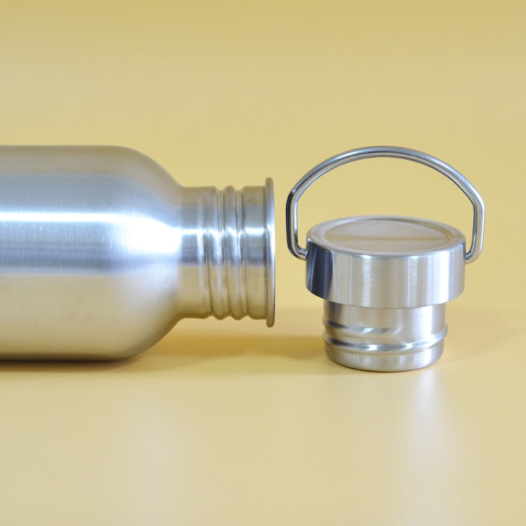 2 PCS Stainless Steel Water Bottle Leak-proof Jar Sports Flask for Biking Camping Hiking Travel Outdoor, Capacity:750ml
