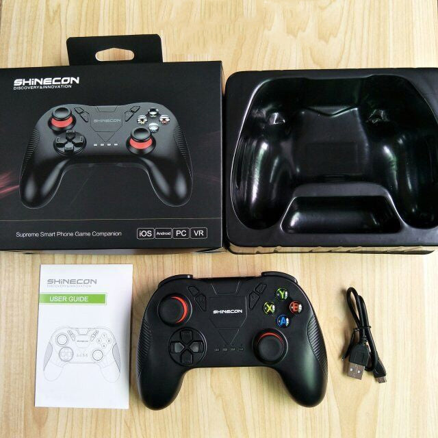 3D VR Remote Virtual Reality Glasses Joystick Wireless Bluetooth Gamepad Controller For Android Game Stand Smart Phones