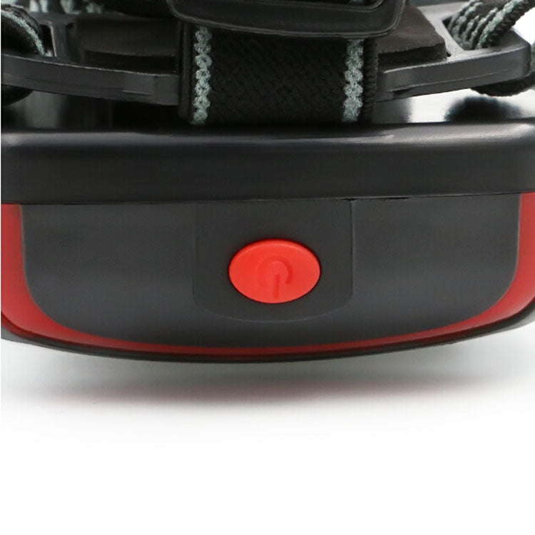 2 PCS Outdoor Waterproof Night Ride Mountaineering Camping Glare Third Gear Led Plastic Headlight