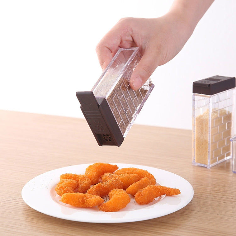 6 PCS Spice Seasoning Box PP Salt Pepper Jars Box Kitchen Spice Storage Bottles