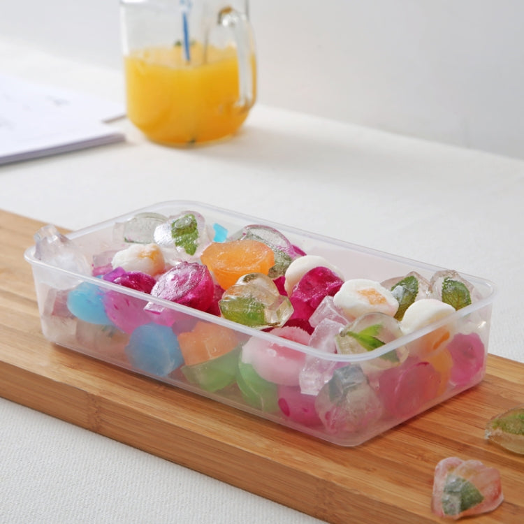 Cute DIY Creative Banana Homemade Ice Tray Ice Cube Mould with Lid(Blue)