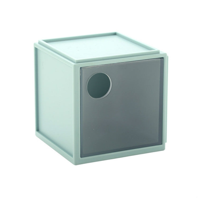 Square Plastic Desktop Storage Box