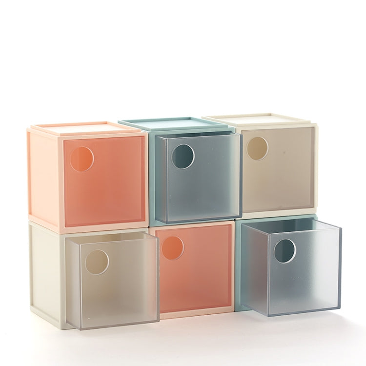 Square Plastic Desktop Storage Box