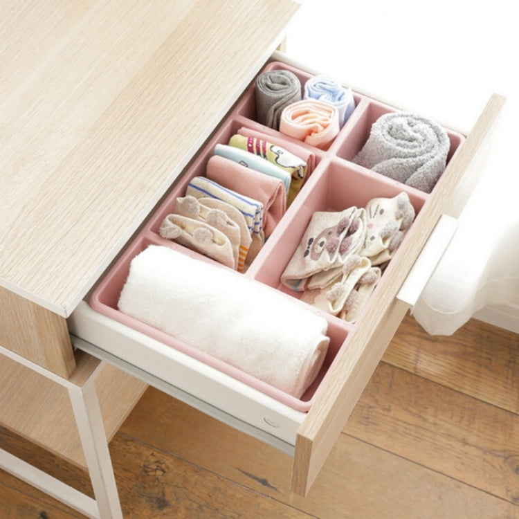 DIY Adjustable Drawer Organizer Divider Fve Grids Sockets Makeup Tableware Storage Box