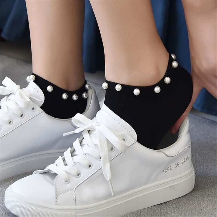 Ladies Short Socks Candy Color Socks Cotton Lovely Shiny Pearl Socks