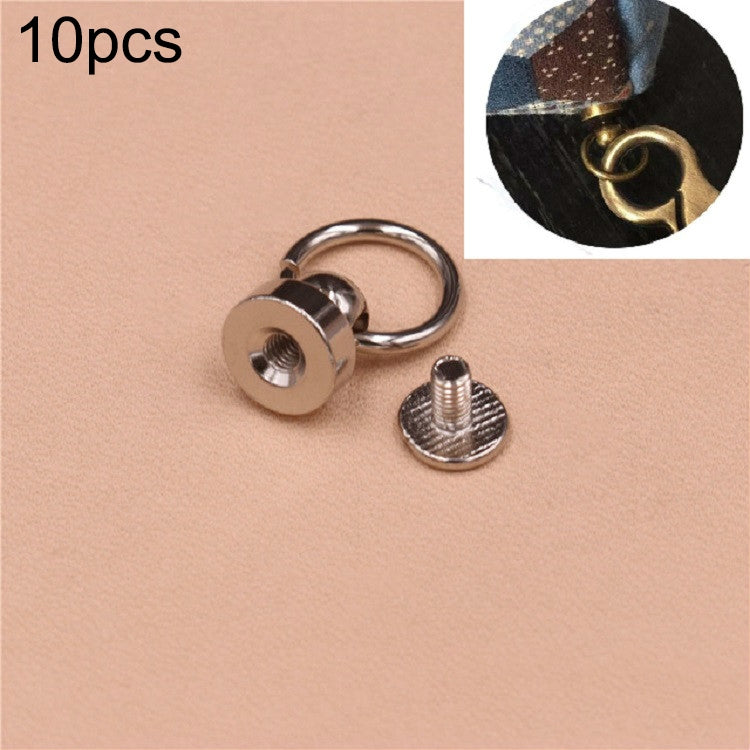 10 PCS Pure Copper Belt Ring Handle Luggage Accessories