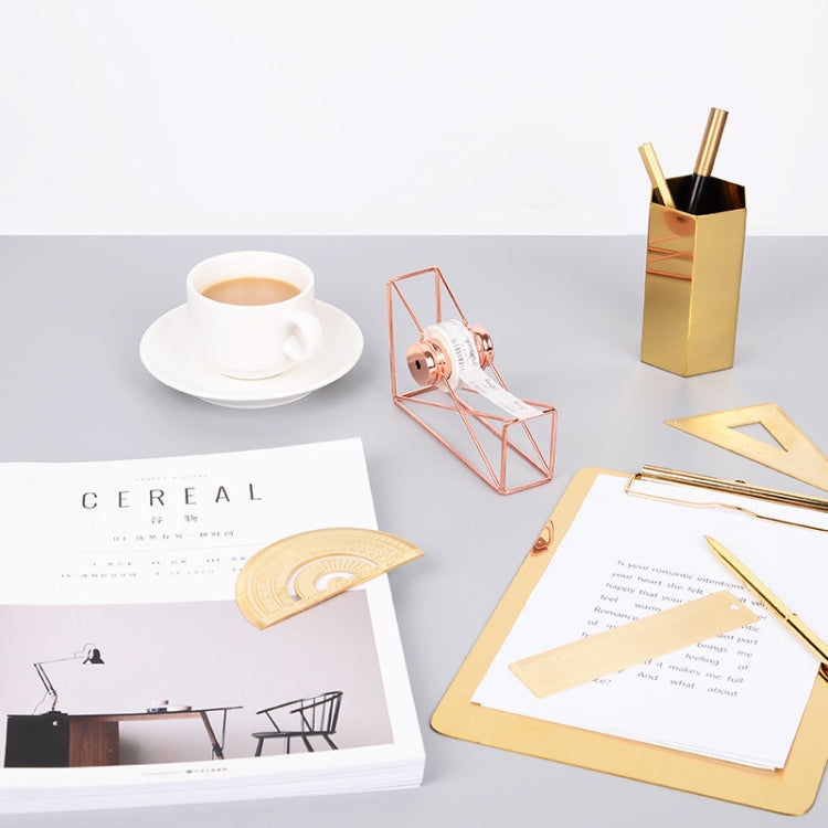 Nordic Hexagonal Stainless Steel Gold Vase Study Hallway Home Wedding Decoration