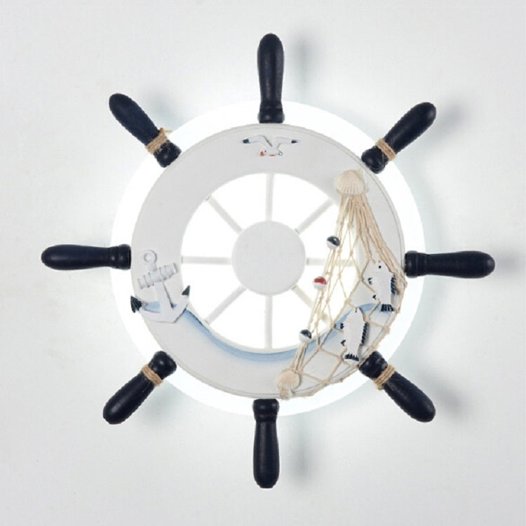 White LED Creative Helmsman Modern Minimalist Children Lamp Indoor Lighting Wall Lamp, Color Temperature:Cool White(5500-7000K)