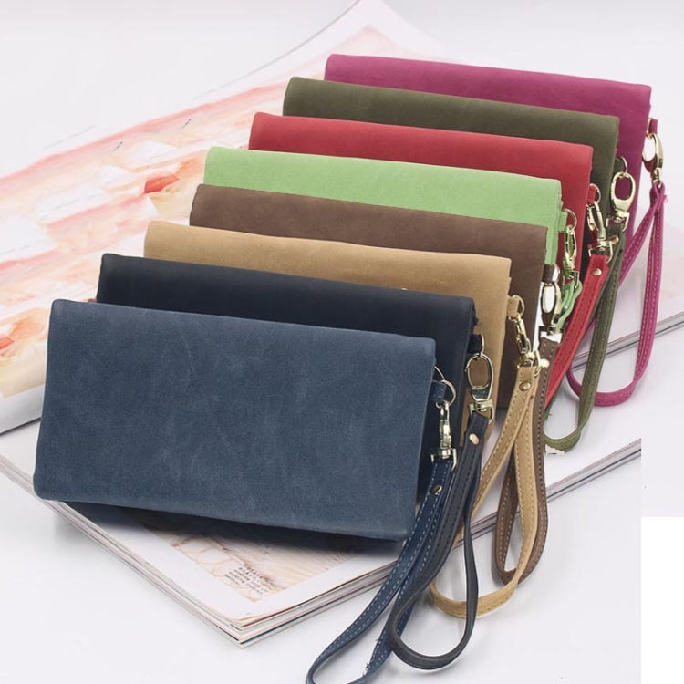 Women Long Wallet Female High Capacity Double Zippers Clutch Purse