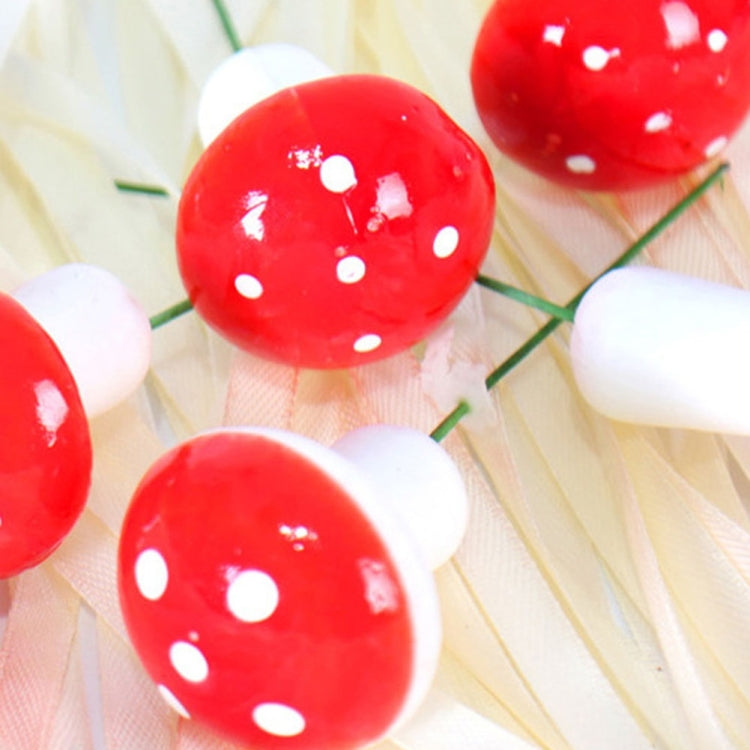 12 PCS / Set  Mini Mushroom Shape Christmas Plant Flower Pot Holiday House Party Decorations