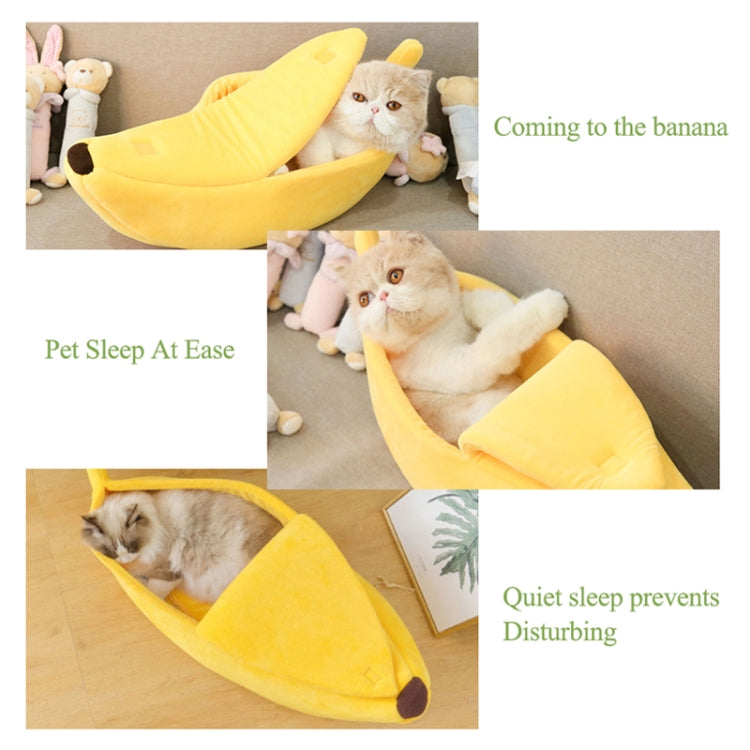 Creative Kennel Banana Shape Cat Litter Winter Warm Pet Nest, Size:M