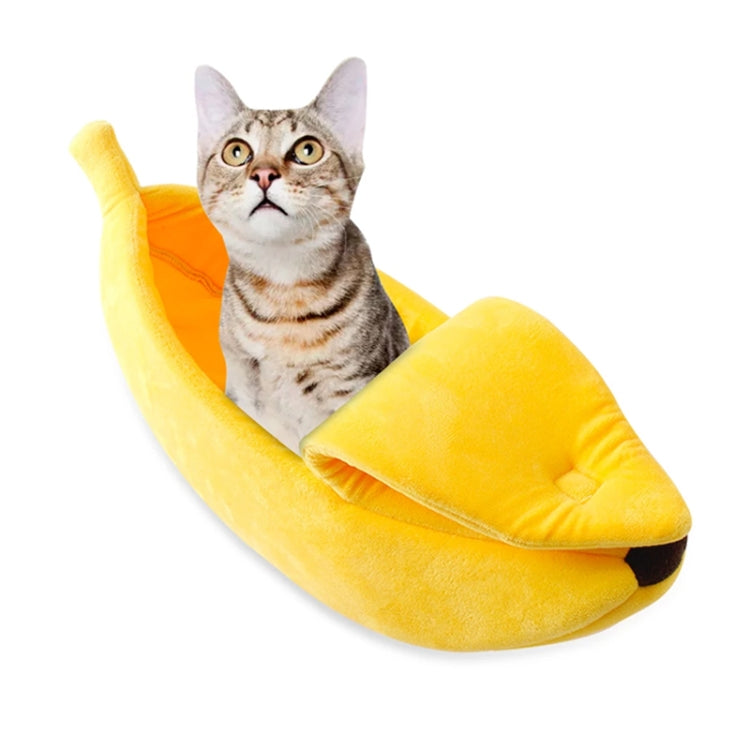 Creative Kennel Banana Shape Cat Litter Winter Warm Pet Nest, Size:L