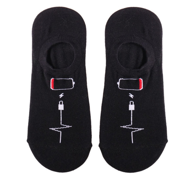 Couple Cotton Personality Invisible Boat Socks Sports Trendy Unisex Socks