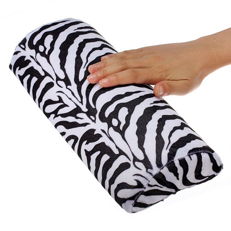 3 PCS Professional Zebra Stripe Long Towel Hand Pillow Manicure Manicure Tools