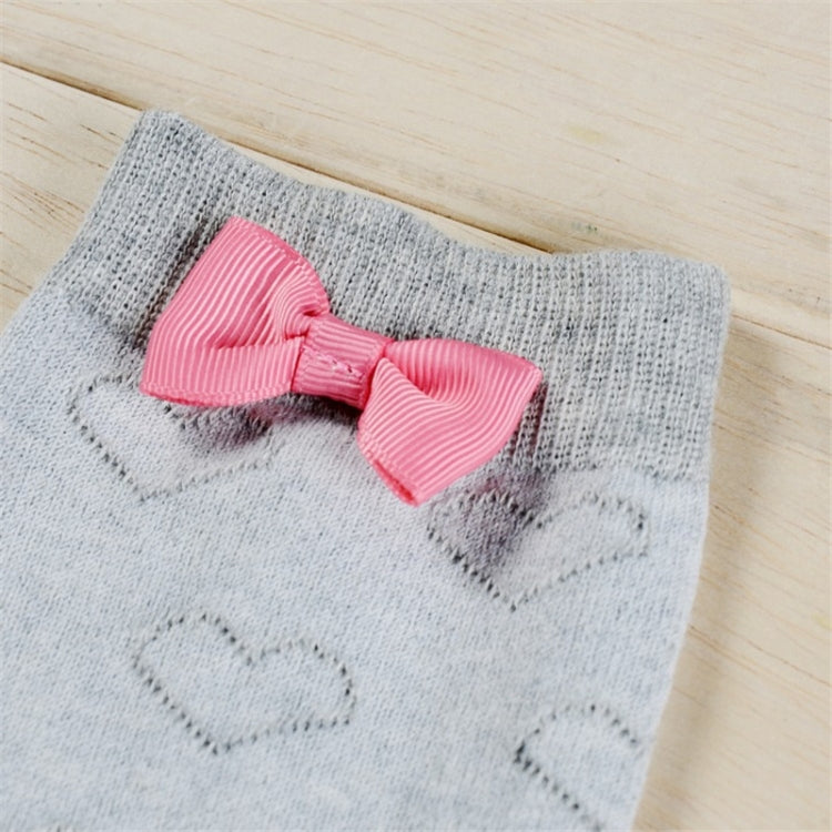 Love Bow Sport Riding Stockings High Knee Socks, Size:One Size