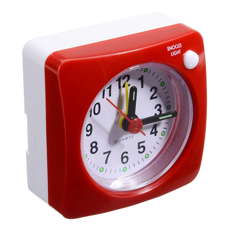 Travel Small Alarm Clock Bedside Mute Alarm Clock with Light & Snooze Function