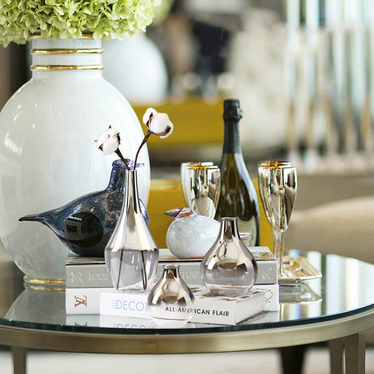 Creative Hand-made Desktop Transparent Glass Hydroponic Container Wedding Home Decoration, Style:SH136