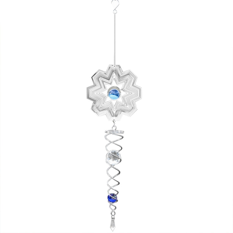 Foldable Metal Sheets Iron Wire Wind Chimes Home Garden Decoration