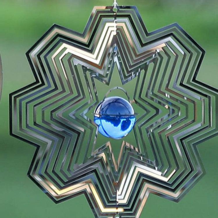 Foldable Metal Sheets Iron Wire Wind Chimes Home Garden Decoration