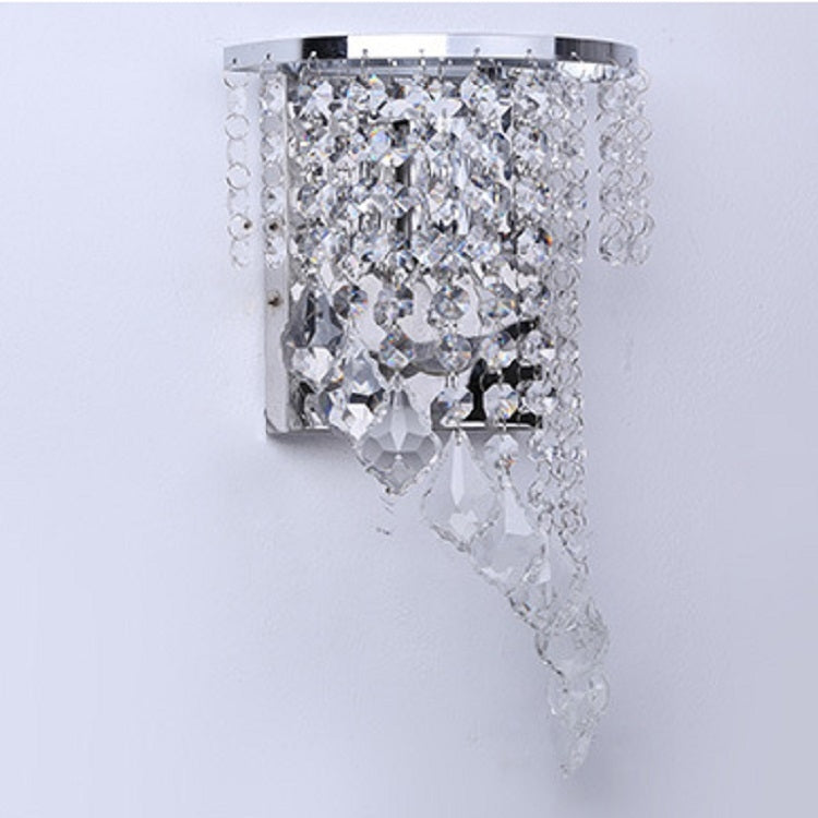 Personality Crystal Pendant Wall Lamp Foyer Bedroom Bedside Decorative Light without Light Source & Switch