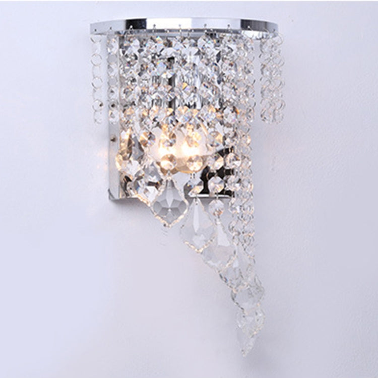 Personality Crystal Pendant Wall Lamp Foyer Bedroom Bedside Decorative Light without Light Source & Switch