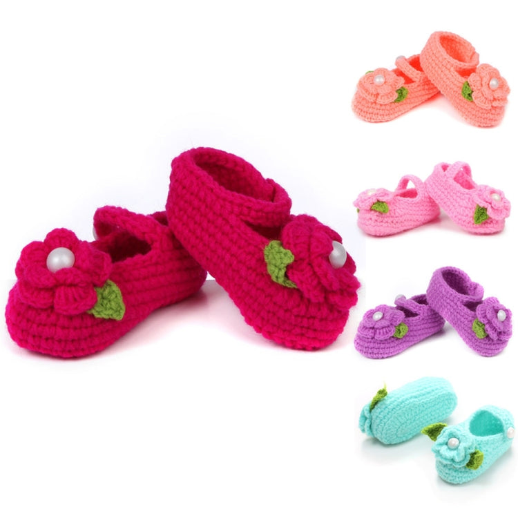 Handmade First Walkers Newborn Baby Infant Crochet Knit Toddler Shoes