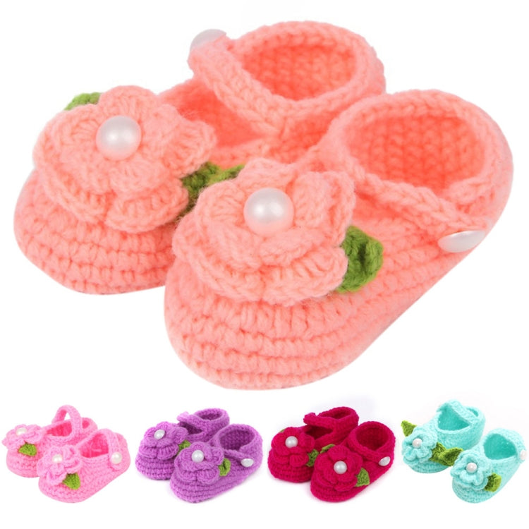 Handmade First Walkers Newborn Baby Infant Crochet Knit Toddler Shoes