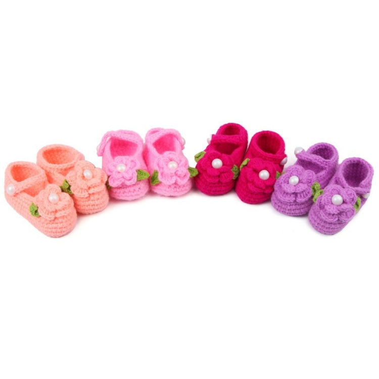 Handmade First Walkers Newborn Baby Infant Crochet Knit Toddler Shoes