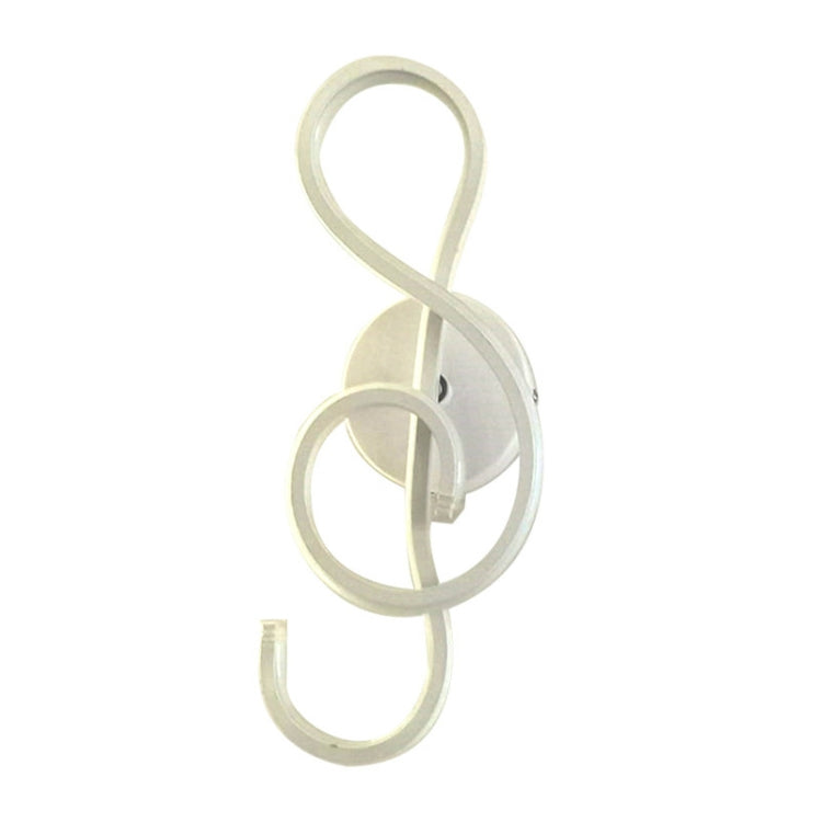 22W Creative Personality Note Shape Home Interior Corridor Aisle Decorative Wall Lamp, Color Temperature:White Light