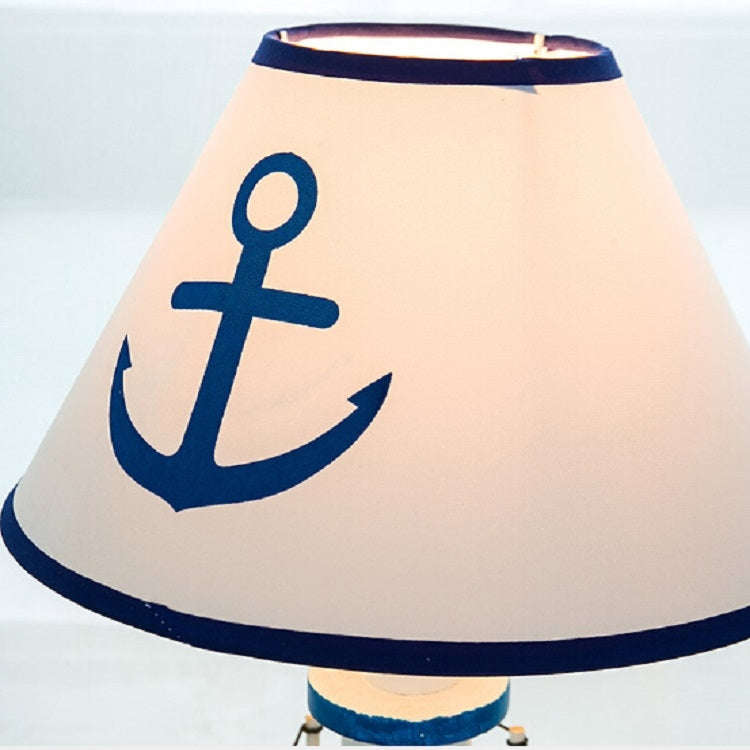 220V 40W E27 Natural Bamboo Wood Lighthouse Desk Lamp Hand Painted Bedroom Study Home Decoration