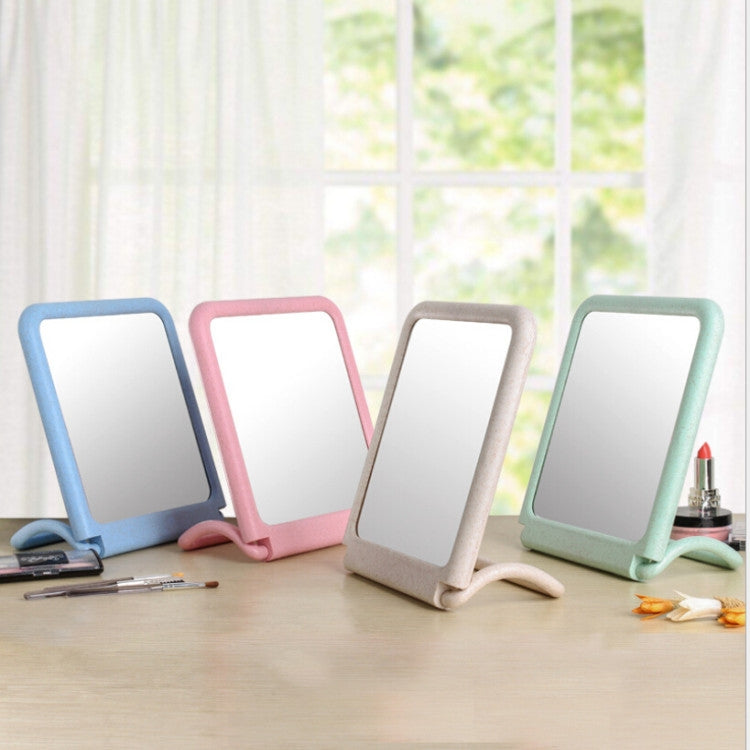 2 PCS Folding Mirror Portable Makeup Vanity Mirror Table Mirrors