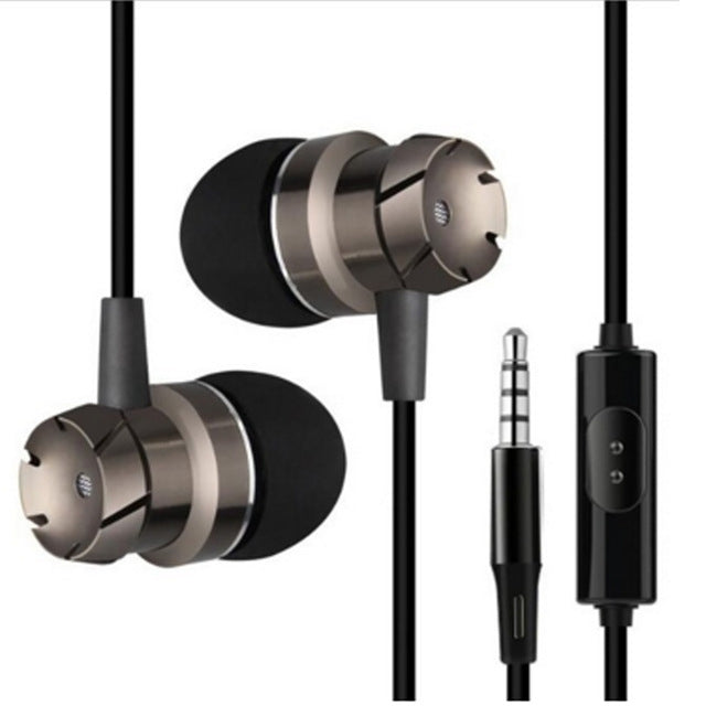 3.5mm Wired Headphones Handsfree Headset In Ear Earphone Earbuds with Mic for Xiaomi Phone MP3 Player Laptop
